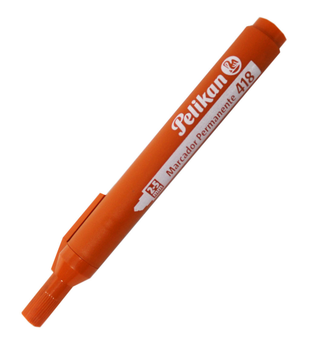 Marcador Permanente Pelikan 418 Naranja (alta gama)