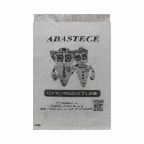 Bolsa Basura 70x100 Industrial Blanca Paq.x6u. C2.3