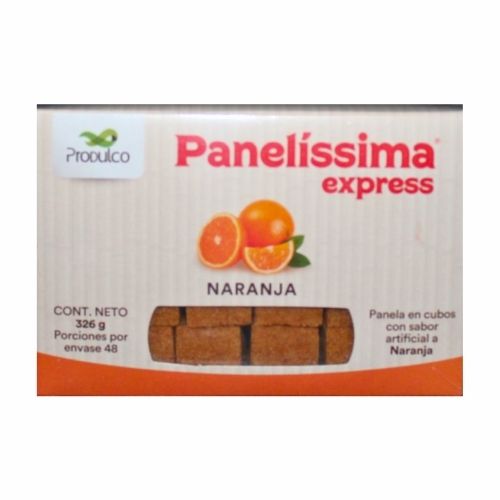 Panela En Cubos Panelissima Express Naranja Caja 48u (=)