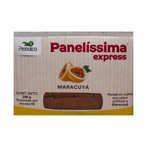 Panela En Cubos Panelissima Express Maracuya Caja X 48u (=)