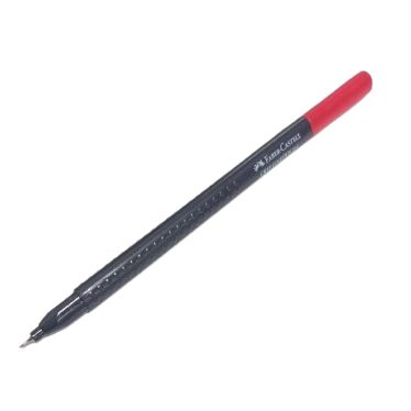 Rotulador Grip Finepen Punta Fina 0.4 mm Rojo Faber Castell