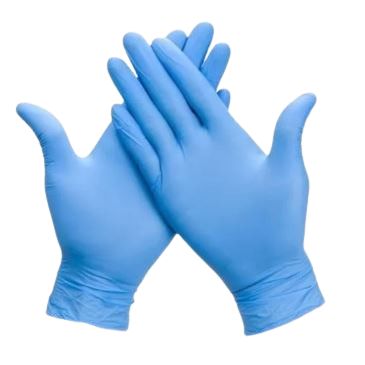 Guante Nitrilo Azul No Esteril Sin Talco Talla L  por 100u.
