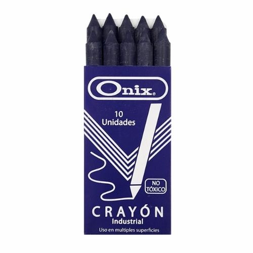Crayolas Negras X10 Unidades Onix