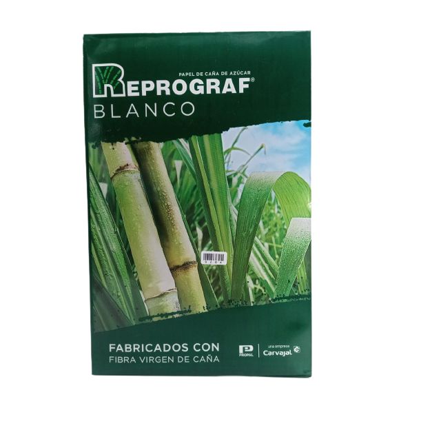 Resmas Dividida en 2 Oficio Bond Blanco 75 g Reprograf