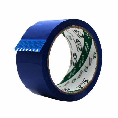 Cinta Pegante Color Azul Para Empaque 48 X 50 Ref: 6015