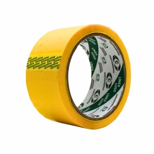 Cinta Pegante Color Amarillo Para Empaque 48 X 50 Ref: 6015