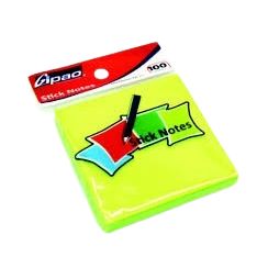 Notas Adhesivas Verdes Medianas 75x75mm Por 100 Hojas GP-31