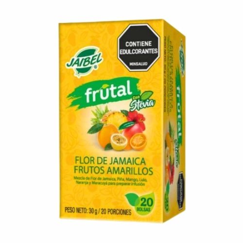 Infusion Jaibel Frutal Frutos Amarillos Caja Por 20 Sobres
