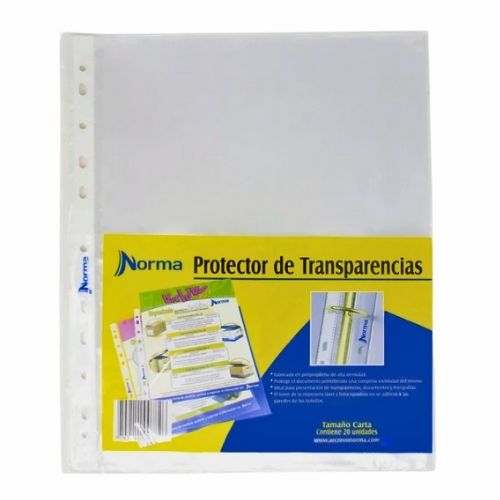 Bolsa De Vinilo Carta Paq.x 20u.  Norma 500782