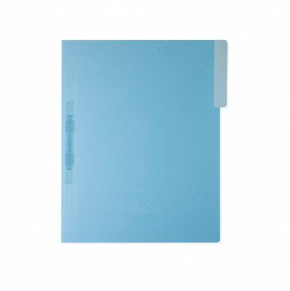 Folder Plastico Carta Gancho Azul Pastel 