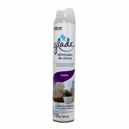 Eliminador de Olores Glade Floral Aerosol 400 ml