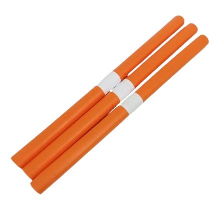 papel seda color naranja paquete x 25