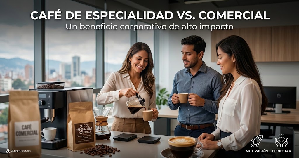 Café de Especialidad vs. Comercial: Un beneficio corporativo de alto impacto