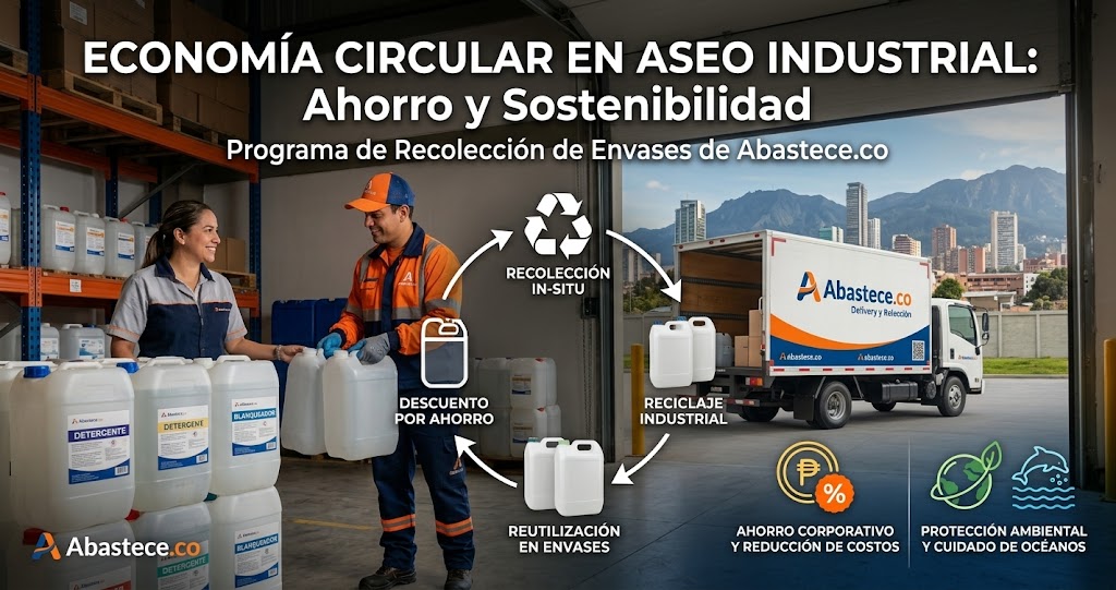 Economía Circular en Aseo Industrial: Ahorro y Sostenibilidad