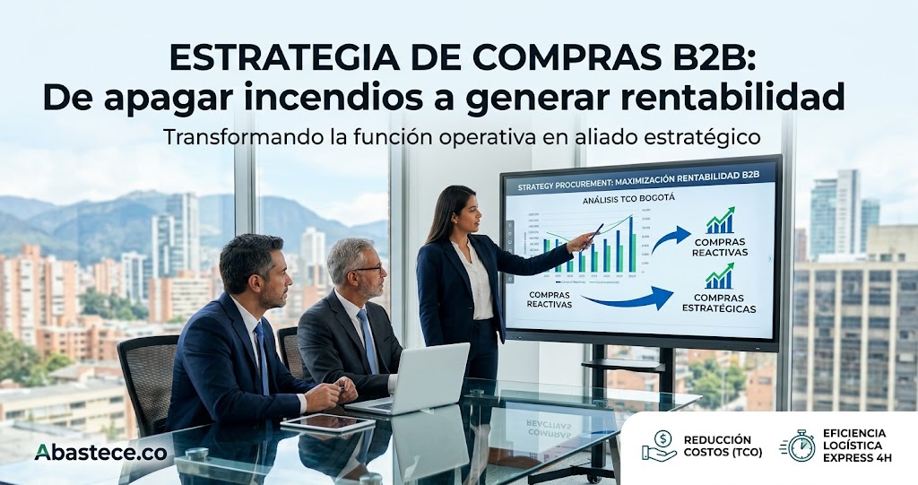 Estrategia de Compras B2B: De apagar incendios a generar rentabilidad