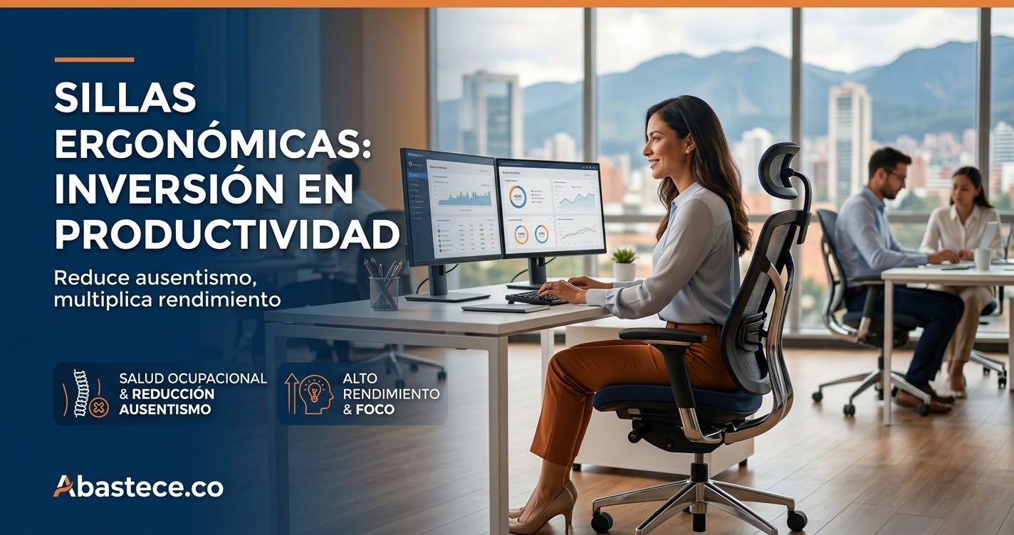 Sillas Ergonómicas: La inversión que multiplica la productividad en la oficina